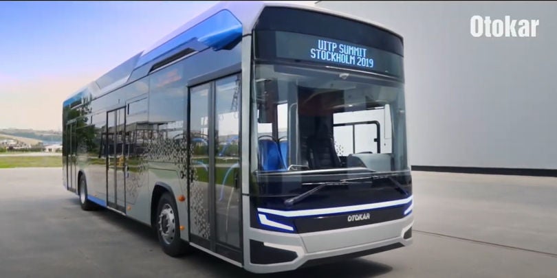 Otokar bus vooraanzicht