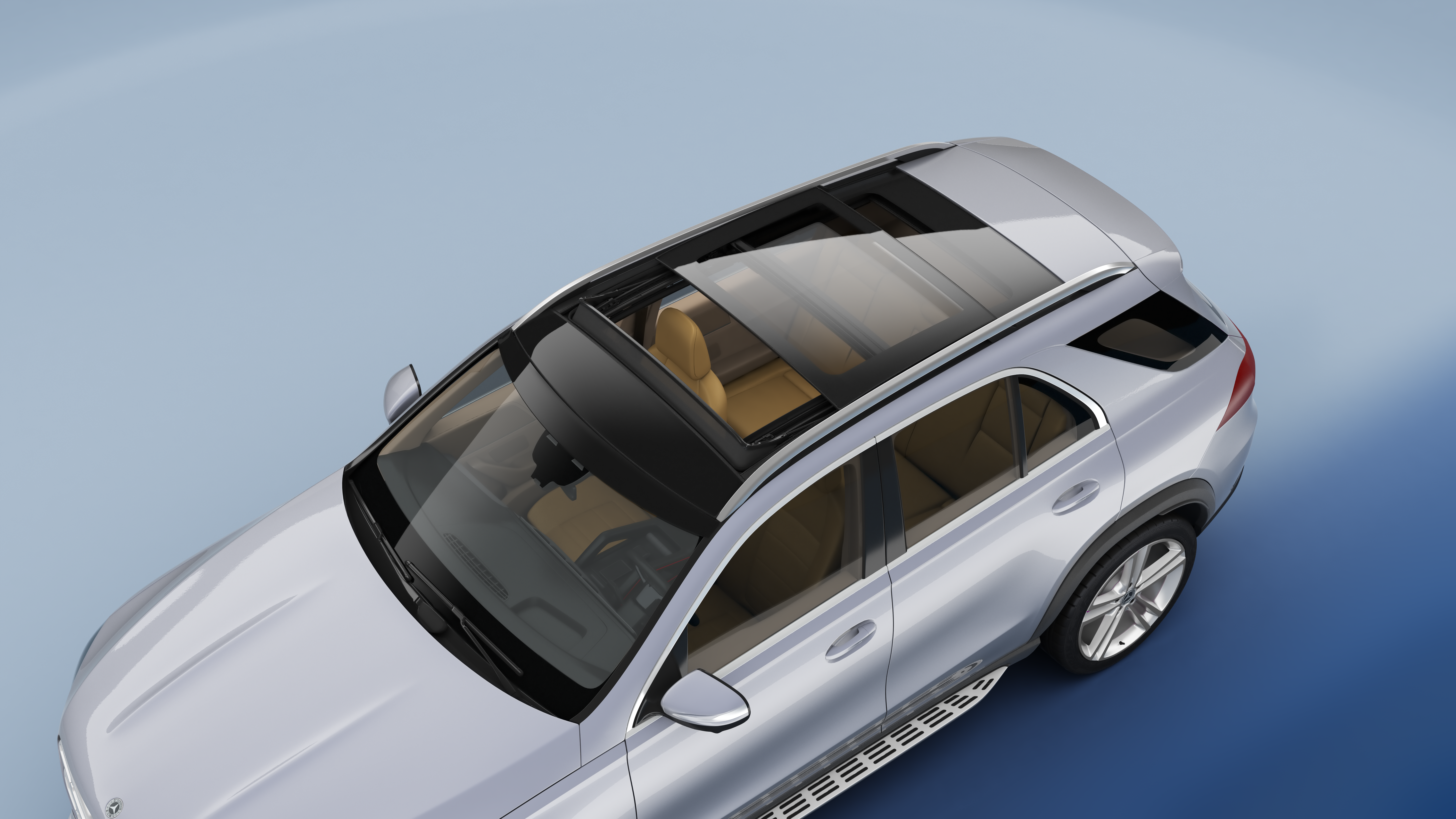 SUV 차량의 탑 로드 루프 시스템