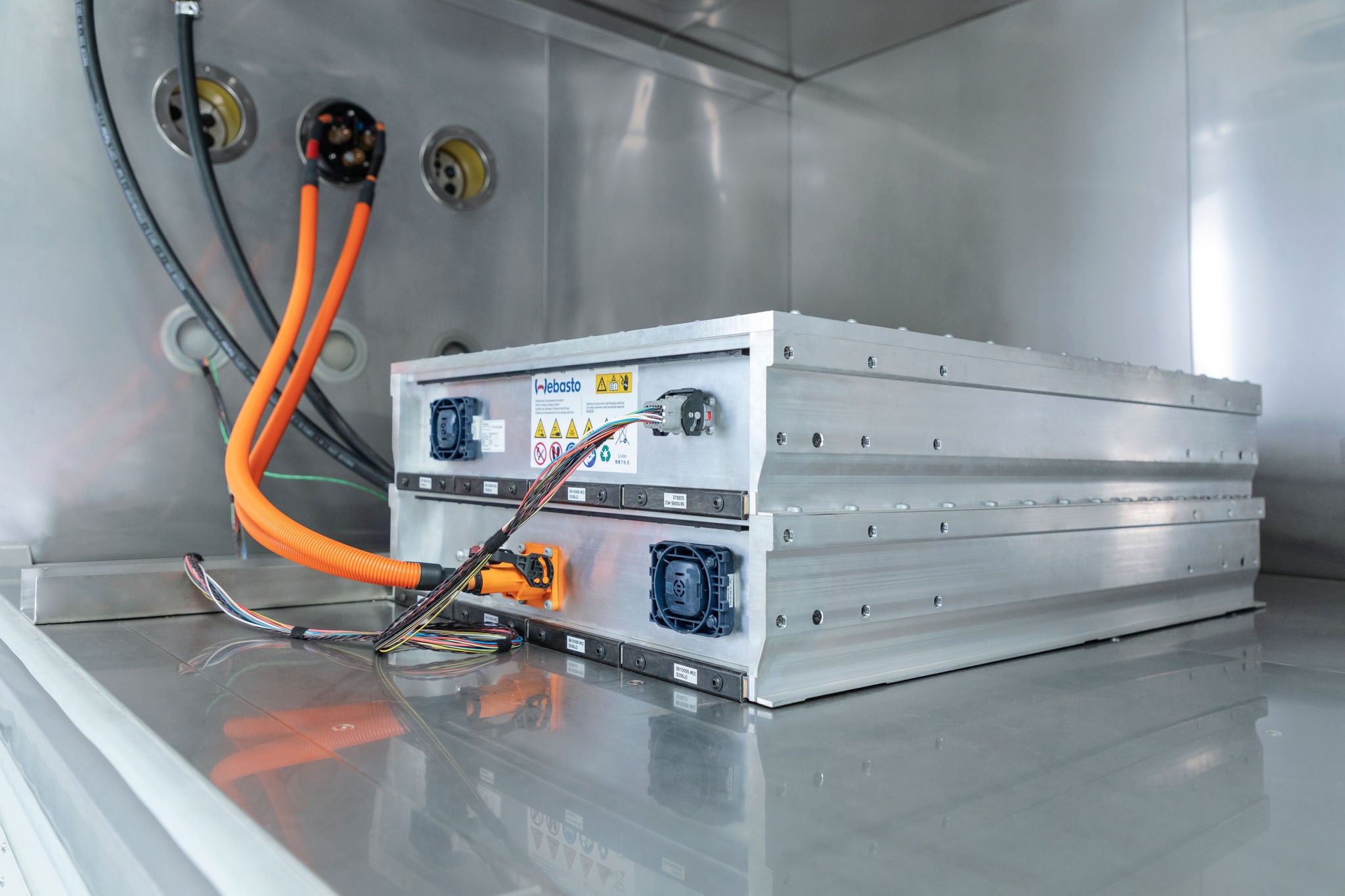 Pruebas con una batería estándar de Webasto