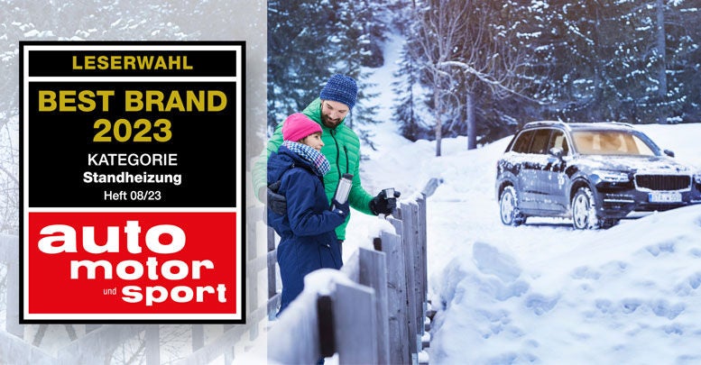 Webasto gewinnt Best Brand Award 2023 in der Kategorie "Standheizung"