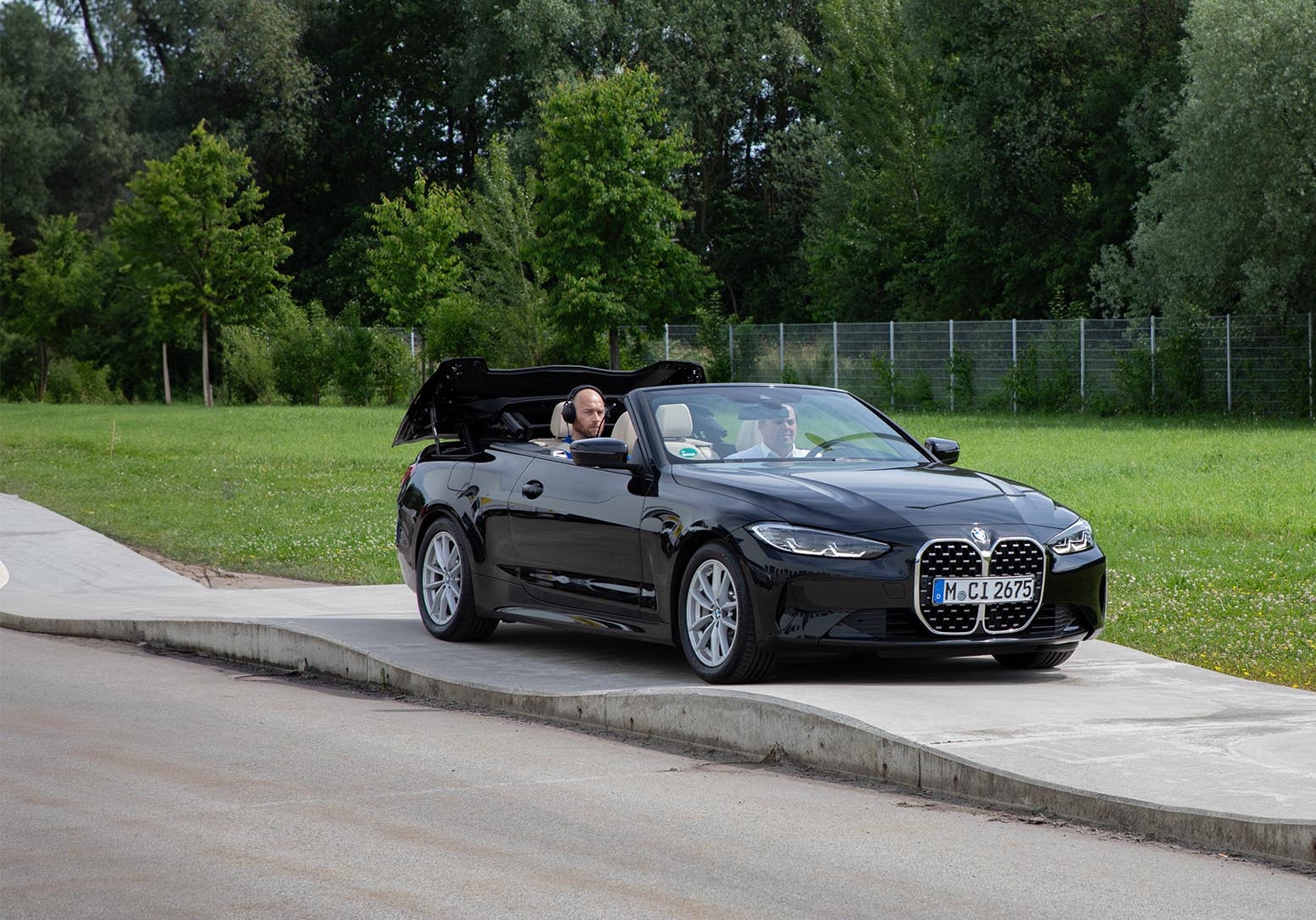 Steifigkeitsprüfungen eines Cabriodachs