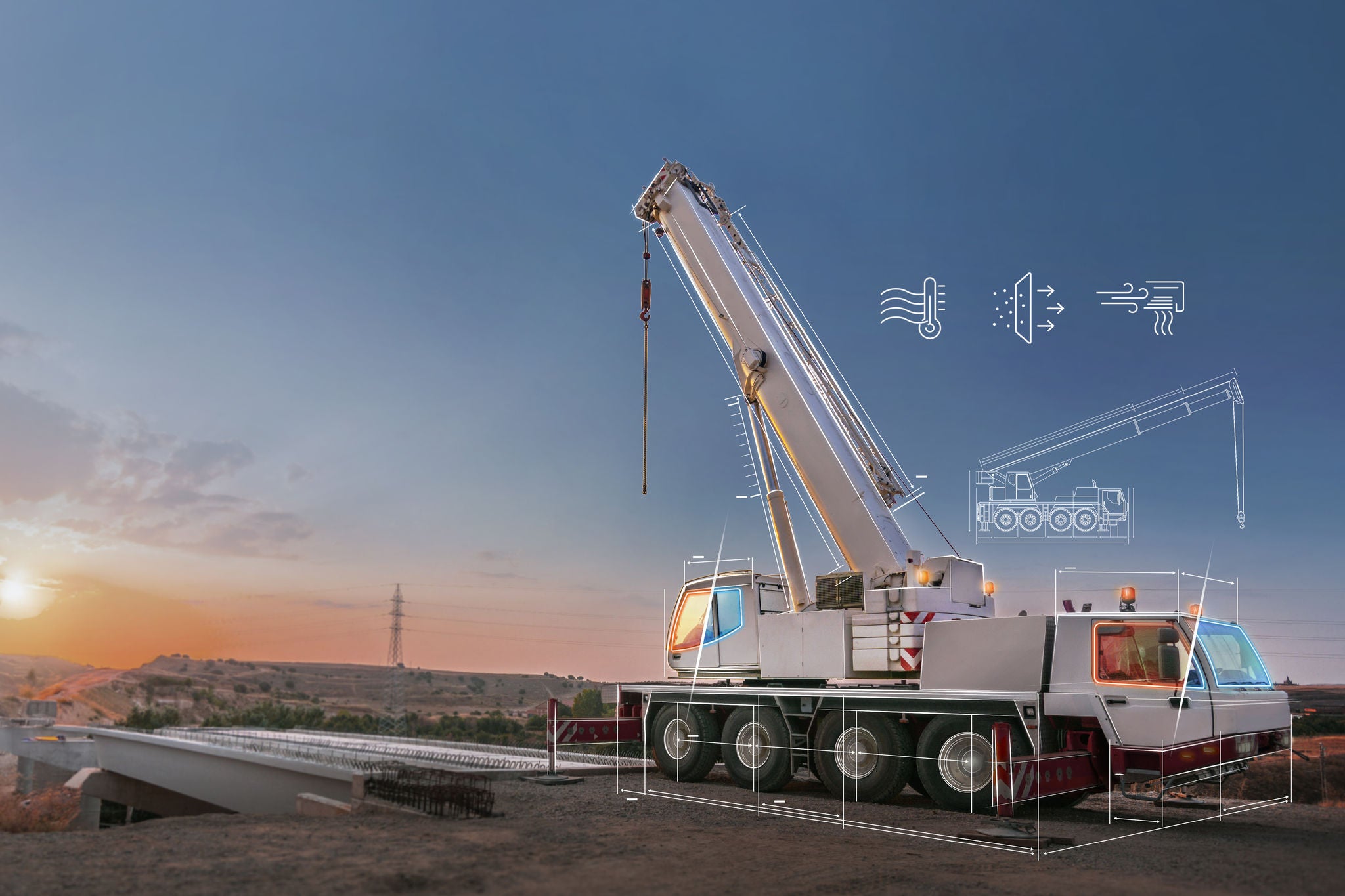 Solutions Webasto pour les engins de chantier
