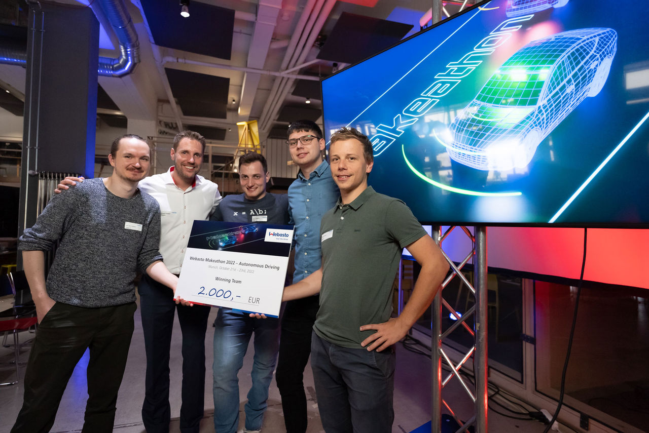 Makeathon Winning Team 2022 © Webasto Group