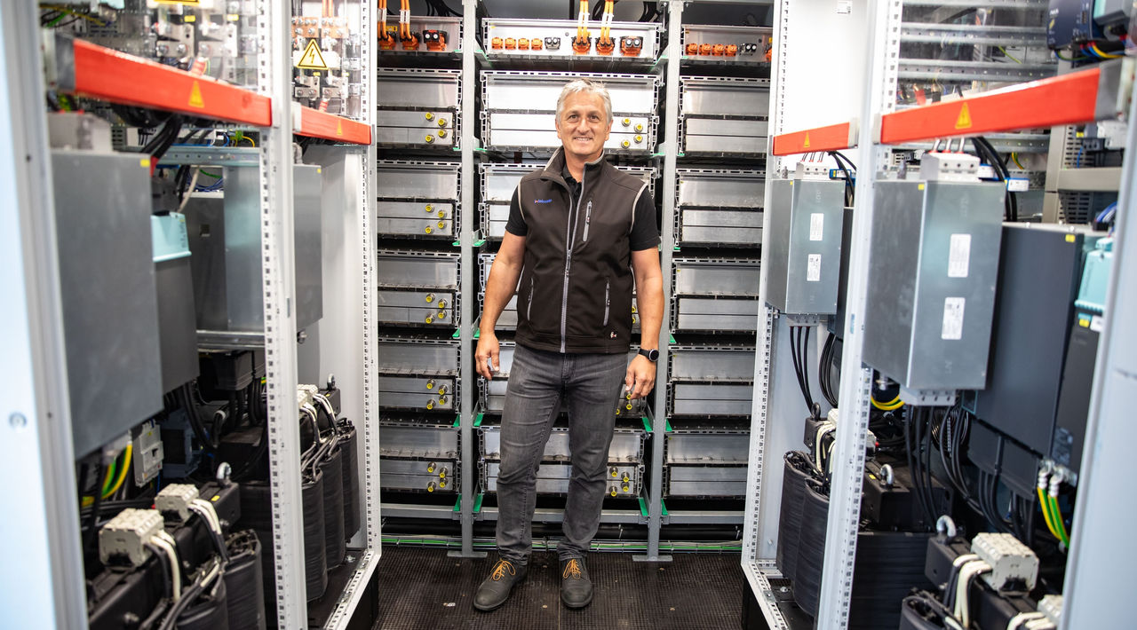 Plant manager Christian Gallner